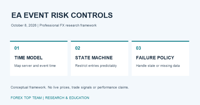 TIME MODEL: Map server and event time; STATE MACHINE: Restrict entries predictably; FAILURE POLICY: Handle stale or missing data